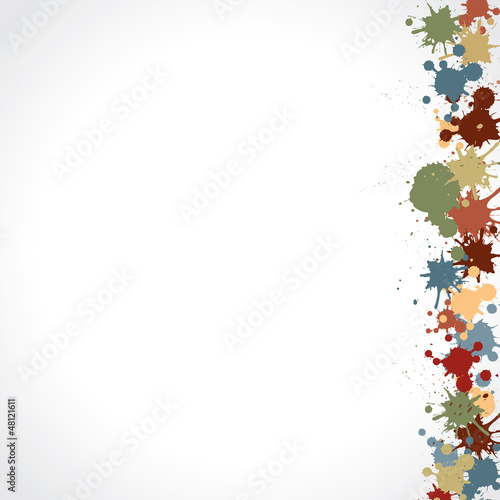 Tâches marrons à droite