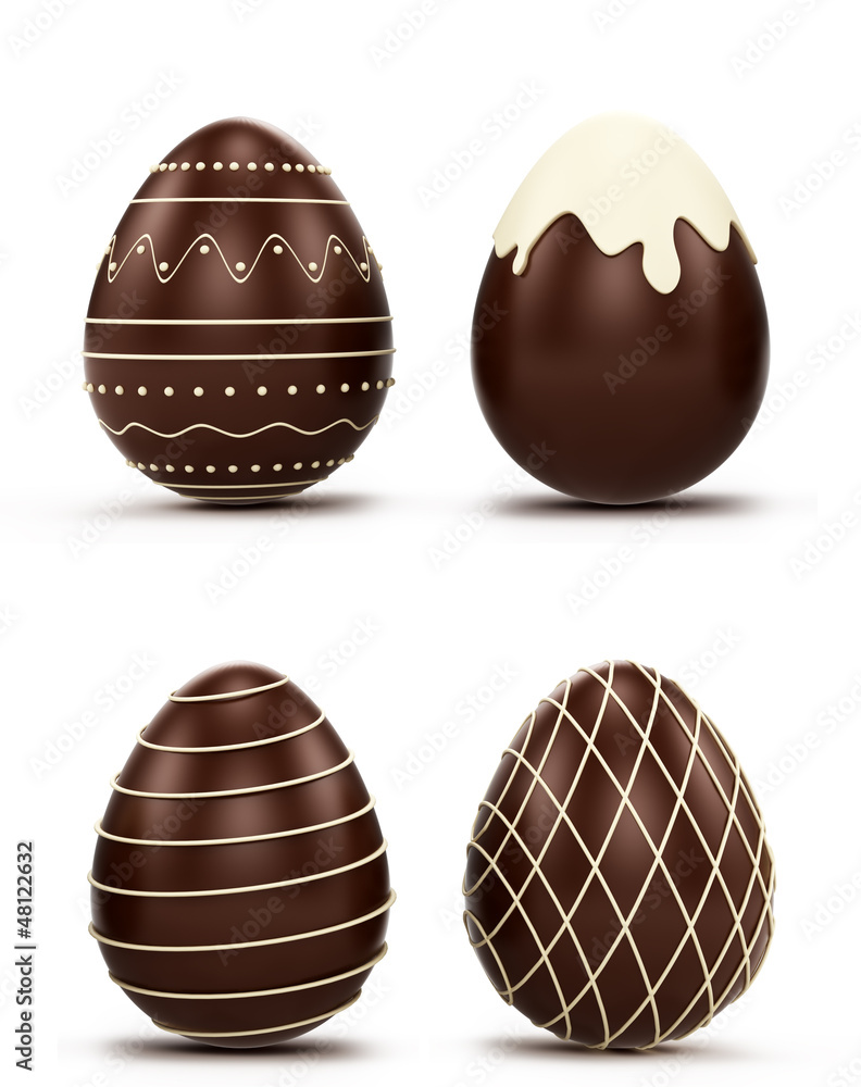 Set of Easter eggs. chocolat candy . Set of Easter eggs. chocolat candy .