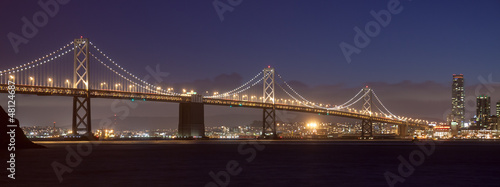 Bay Bridge and San Francisco at Night