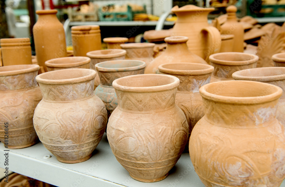 Greece ceramic pots