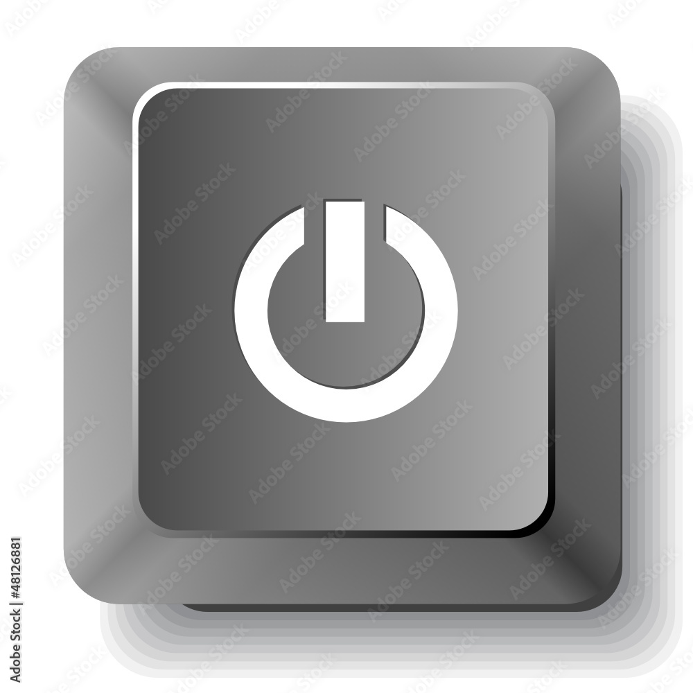 Switch element. Vector computer key. Switch element. Vector computer key.