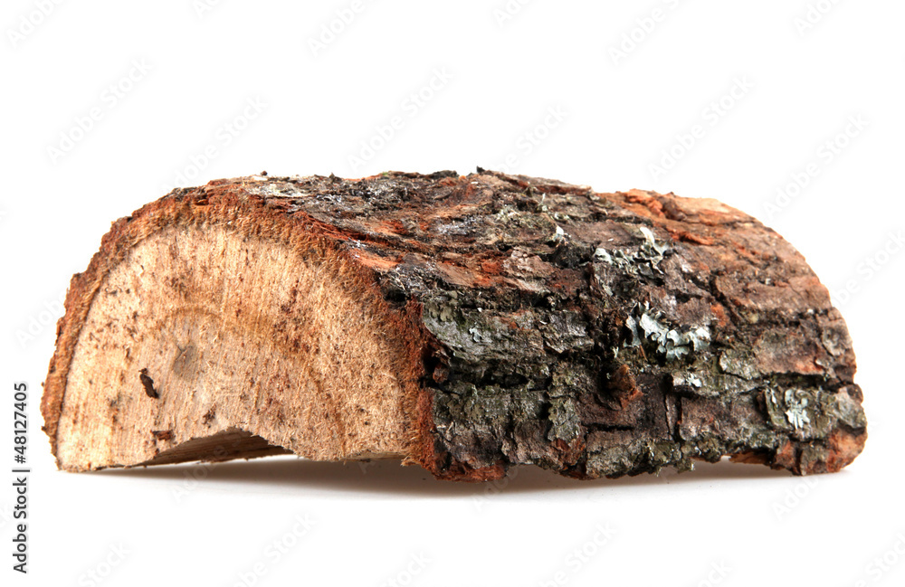 The logs of fire wood isolated on white The logs of fire wood isolated on white