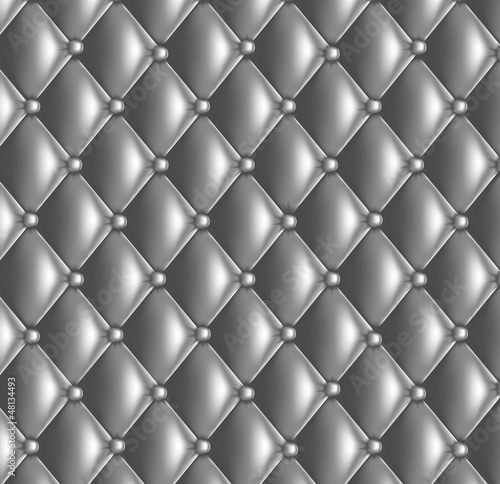 Fond capitonné argent
