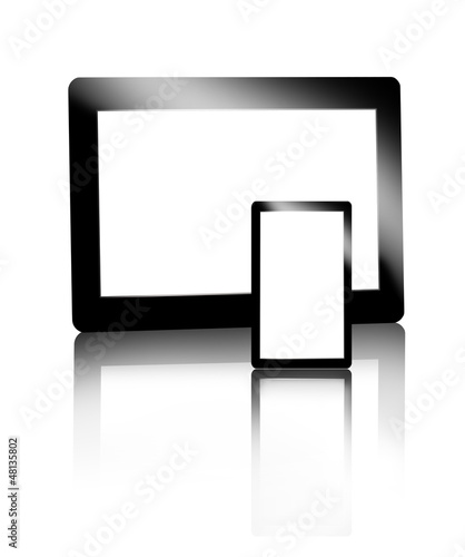 Tablet und Handy