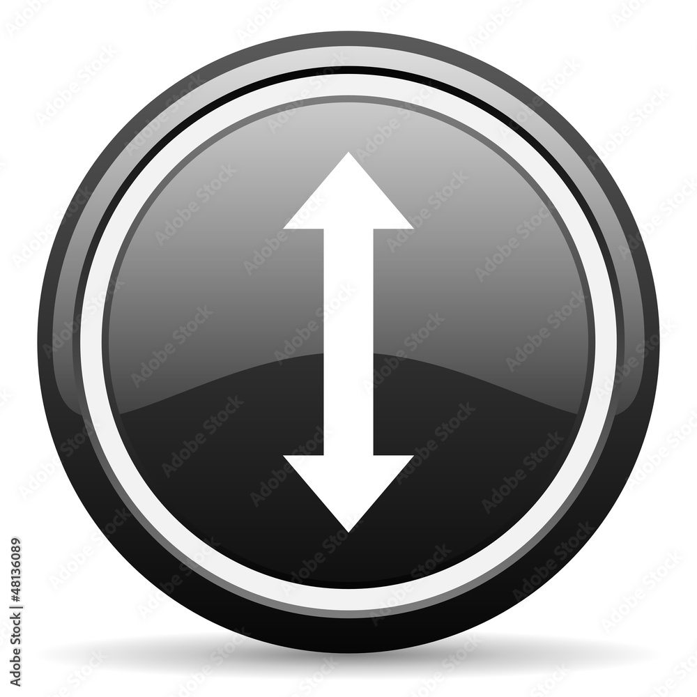 move arrow black glossy icon on white background move arrow black glossy icon on white background