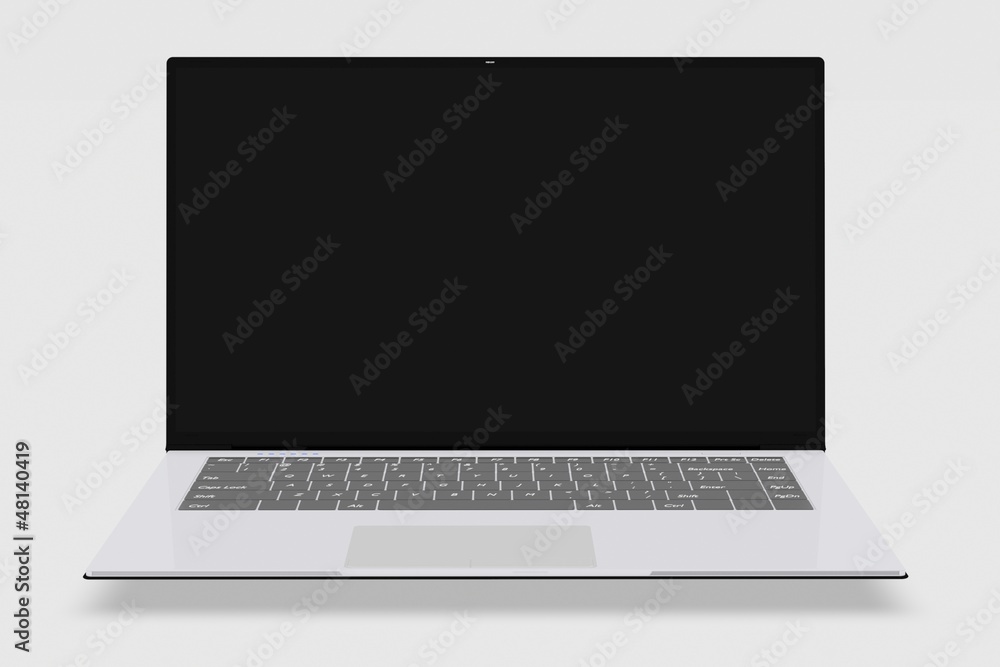 ultrabook on a white background ultrabook on a white background