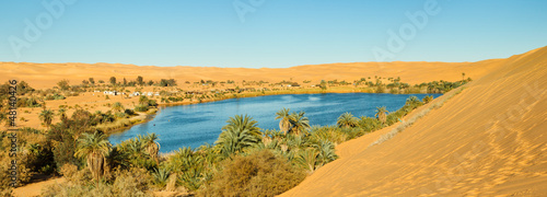 Fényképezés Sahara Oasis Panorama
