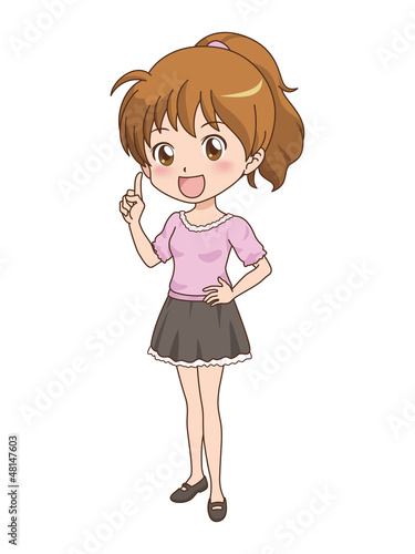 女の子/ポイント
