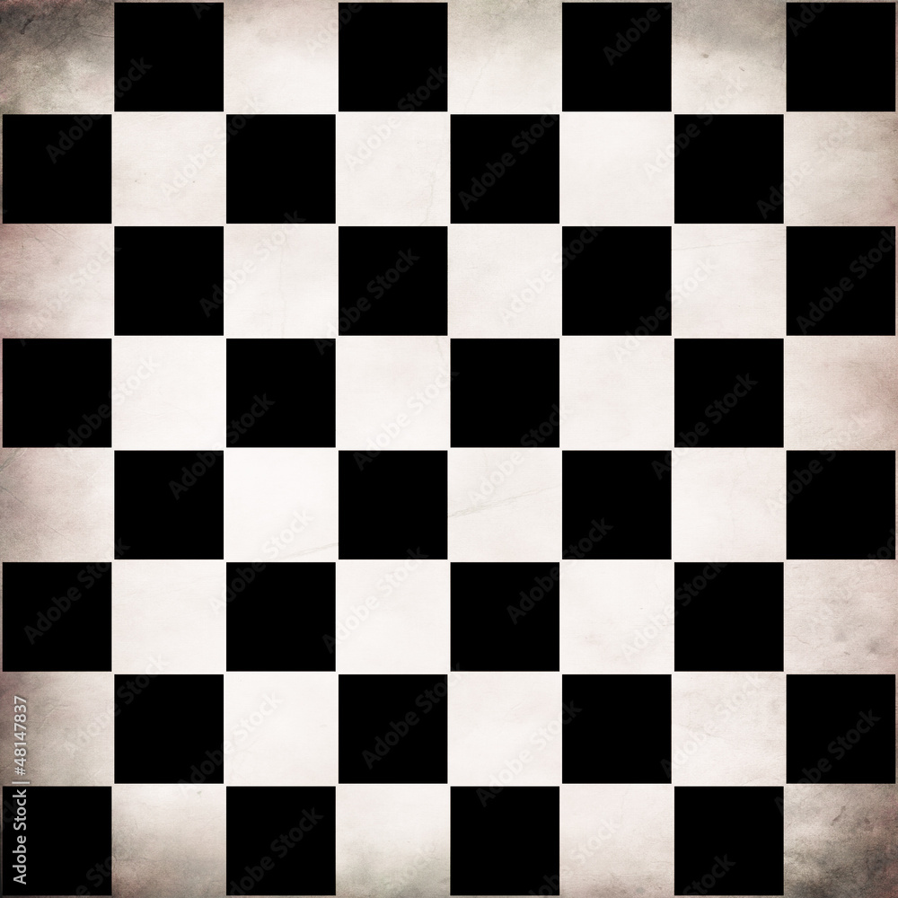 Fototapeta premium Grunge checker board