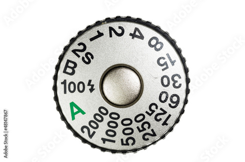 Tablou pe pânză Shutter release button and speed dial