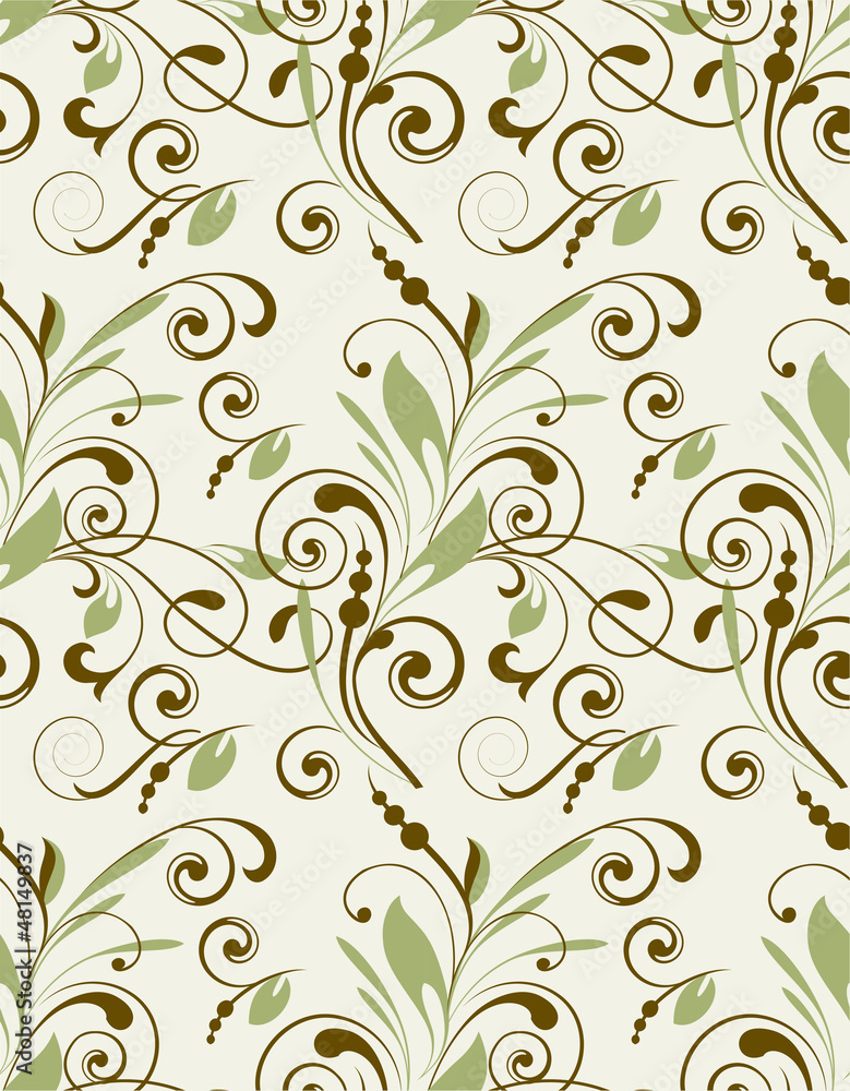 Seamless abstract flower pattern Seamless abstract flower pattern