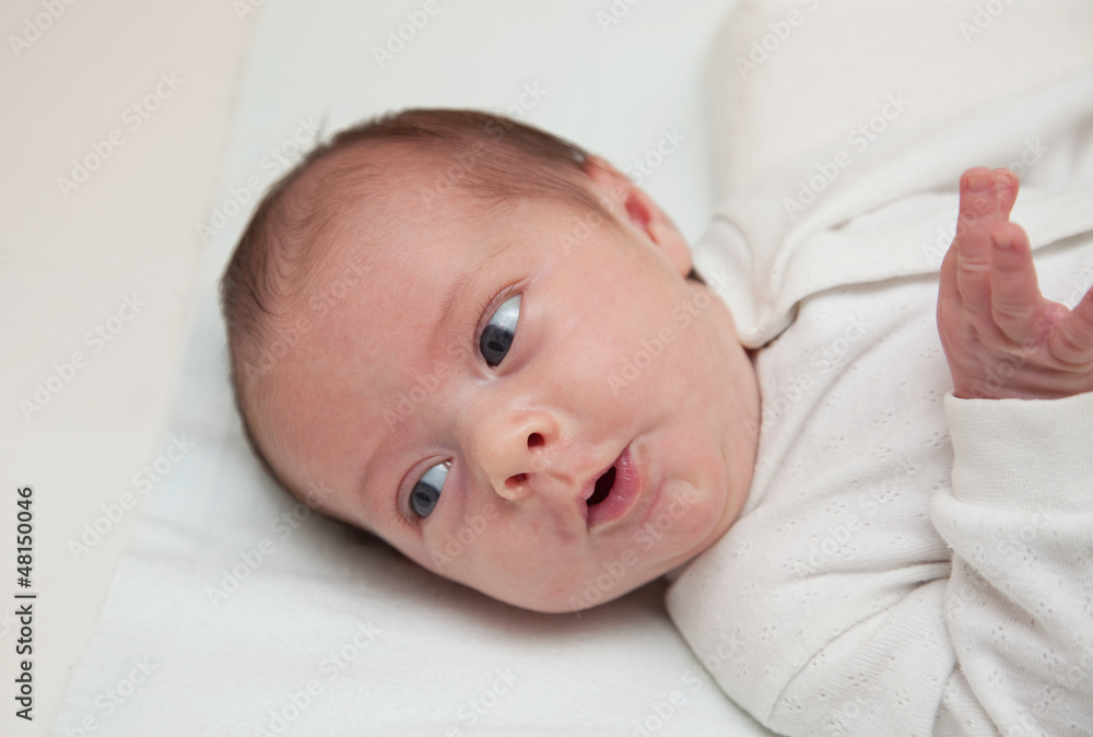 baby looks at something interesting baby looks at something interesting
