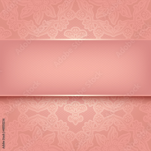 Pink ornament