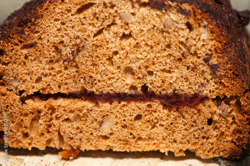 Wallpaper Mural Home made cake with different kinds of nuts Torontodigital.ca