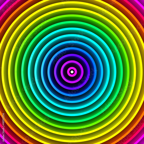 3D composition of the color spectrum