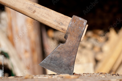 Ax in a log