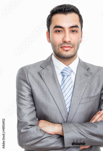 Portrait of businessman with arms crossed © Alen-D