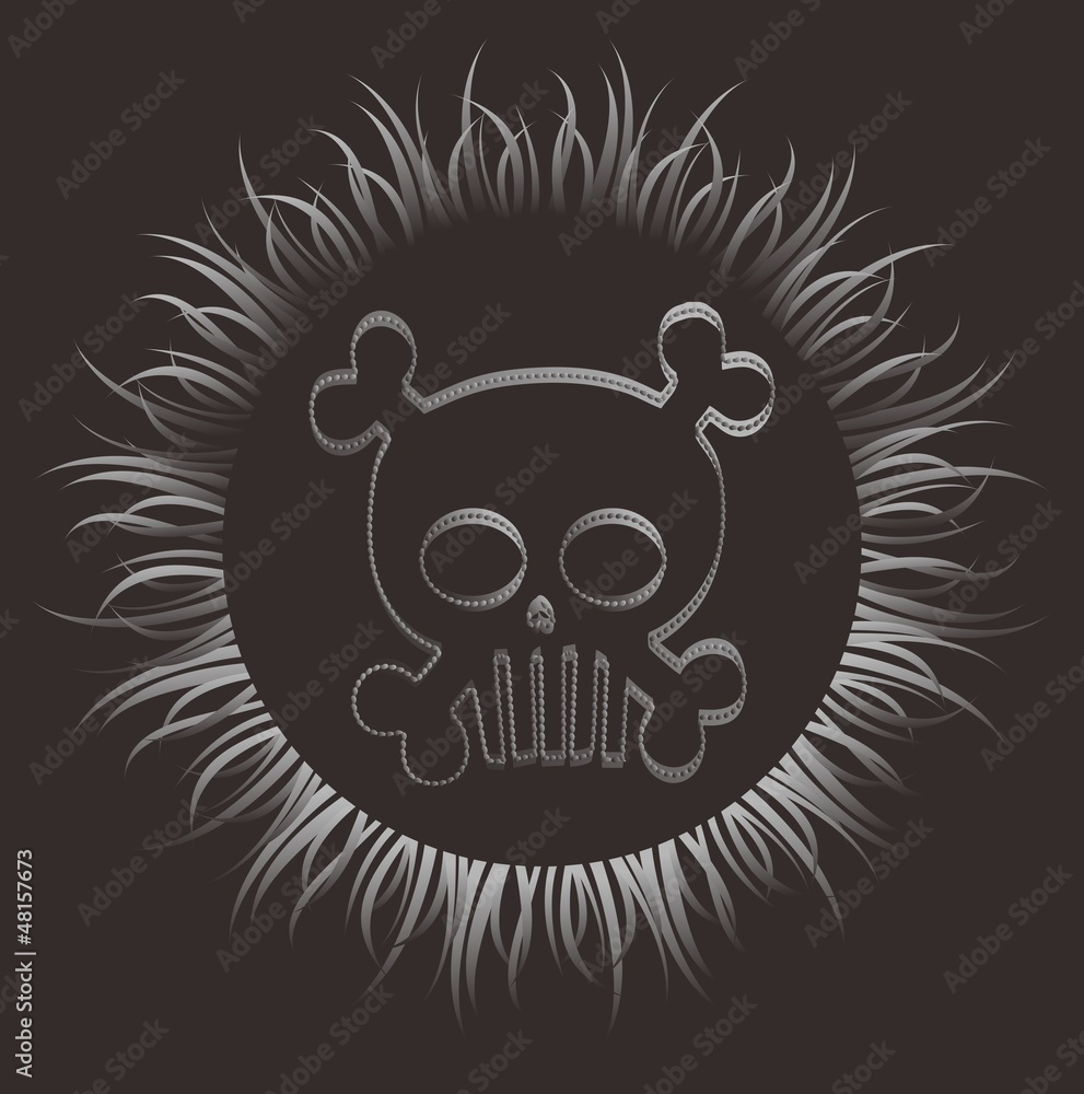 flaming skull grey flaming skull grey