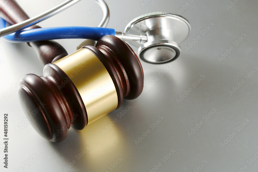 gavel and stethoscope gavel and stethoscope