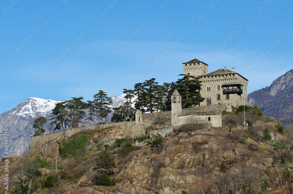 Castello di Montestrutto e la Pieve di S. Giacomo - (To)