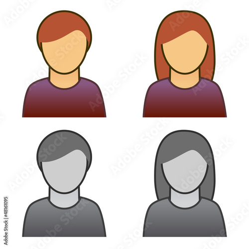 vector avatar icons