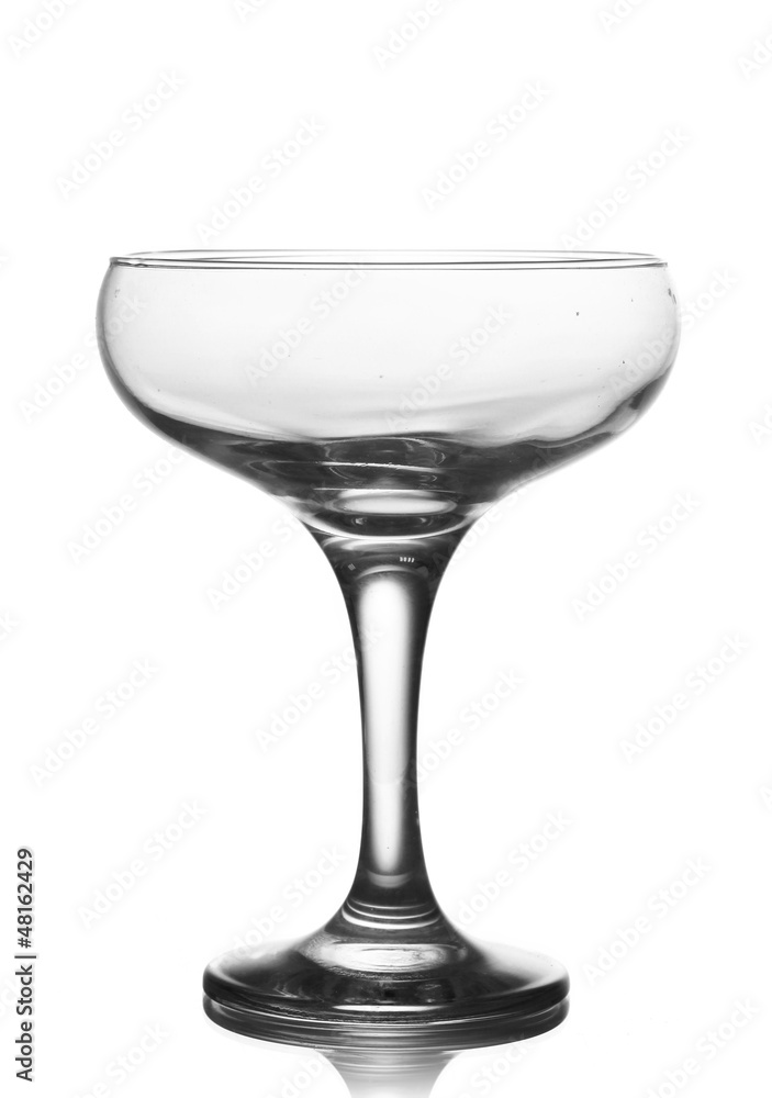 Empty glass isolated on white Empty glass isolated on white