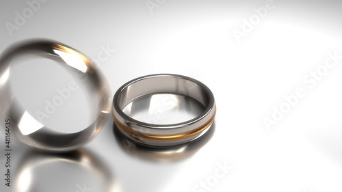 Wedding rings (seamless) photo