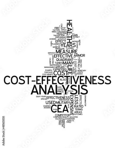 Word Cloud "Cost-Effectiveness Analysis"