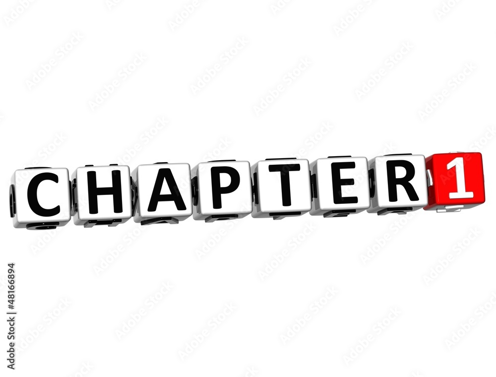 3D Chapter Button Click Here Block Text