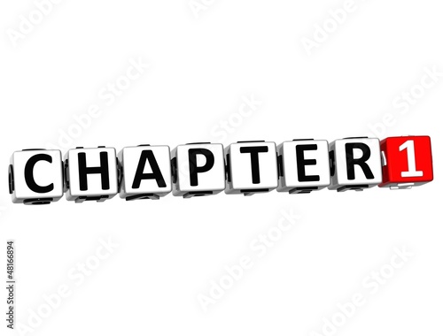 3D Chapter Button Click Here Block Text