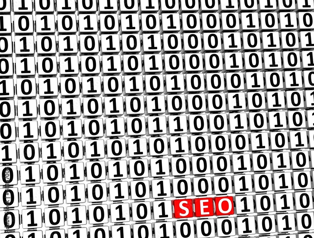 3D Word SEO inside zero one blocks 3D Word SEO inside zero one blocks