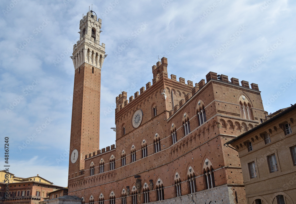 Mangia Tower Siena Italy