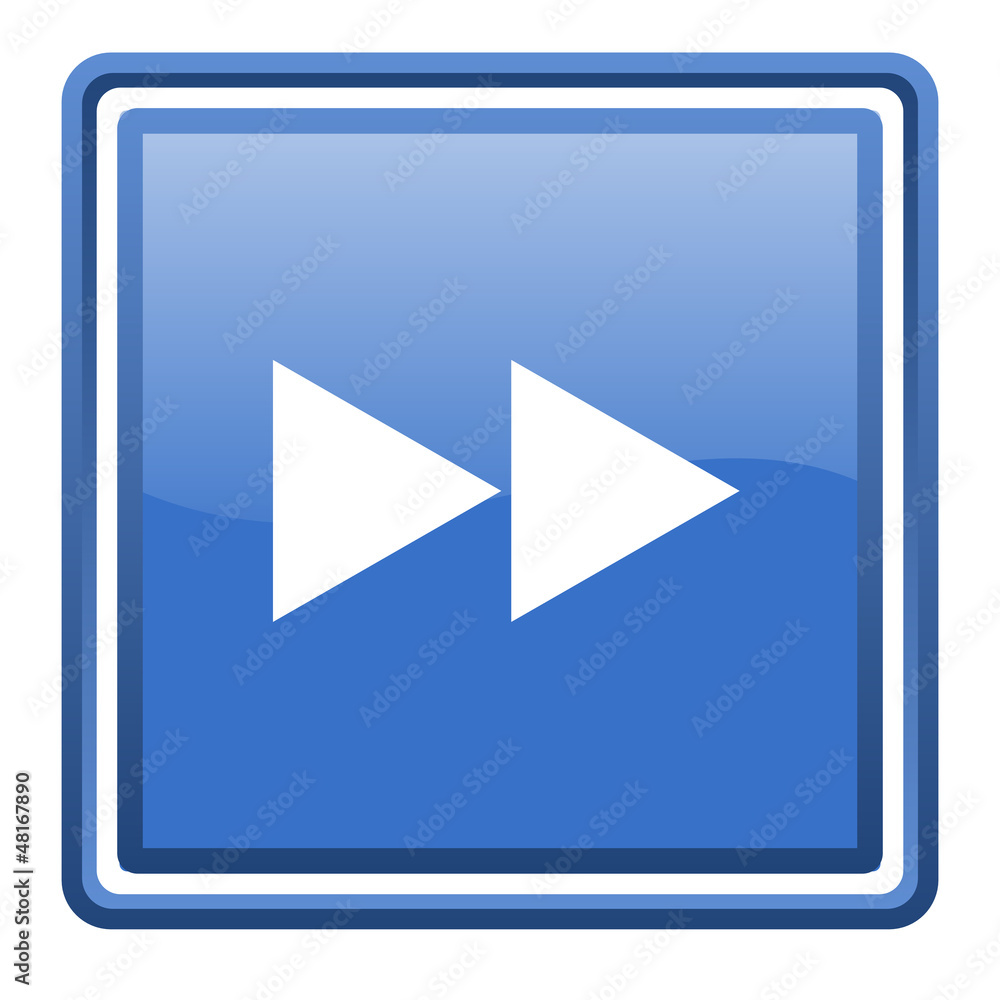scroll blue glossy square web icon isolated scroll blue glossy square web icon isolated