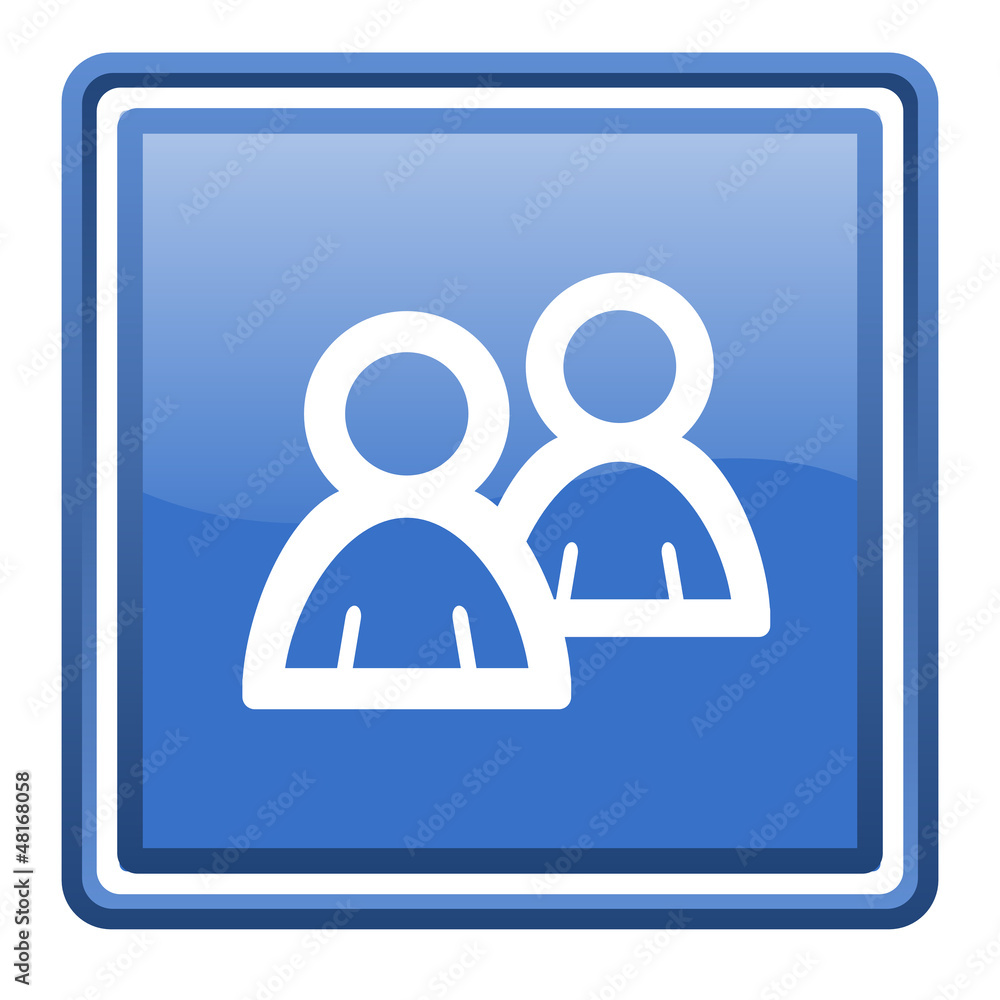 forum blue glossy square web icon isolated forum blue glossy square web icon isolated