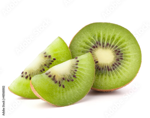 Kiwi fruit sliced segments