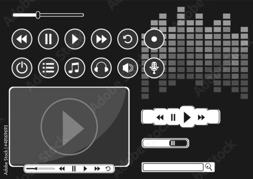 musical web design elements
