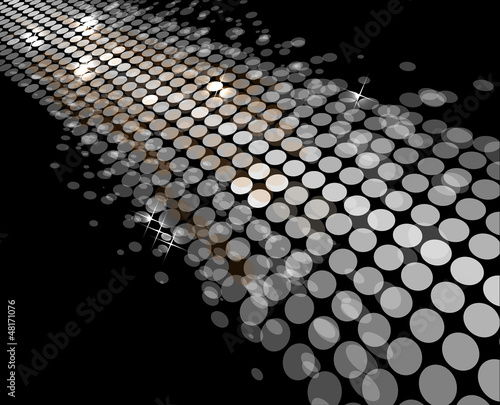 disco light stars abstract dance way background