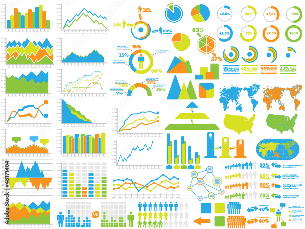NEW STYLE WEB ELEMENTS INFOGRAPHIC DEMOGRAPHIC TOY