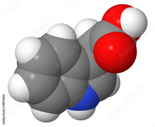 Plant hormone - Auxins - IAA - spacefill model photo