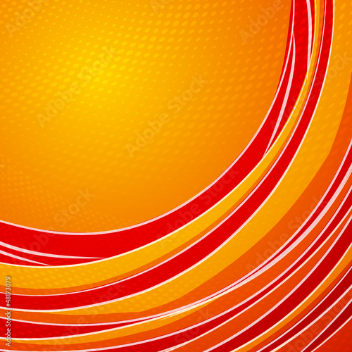 Orange vertical lines abstraction