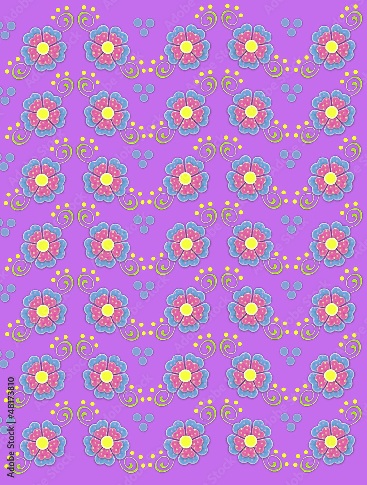 Country Petals on Lilac