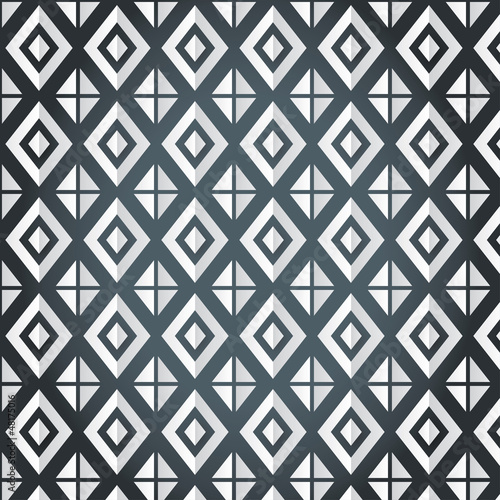 Texture of rhombus on a gray background