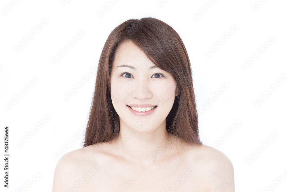 笑顔の女性 笑顔の女性