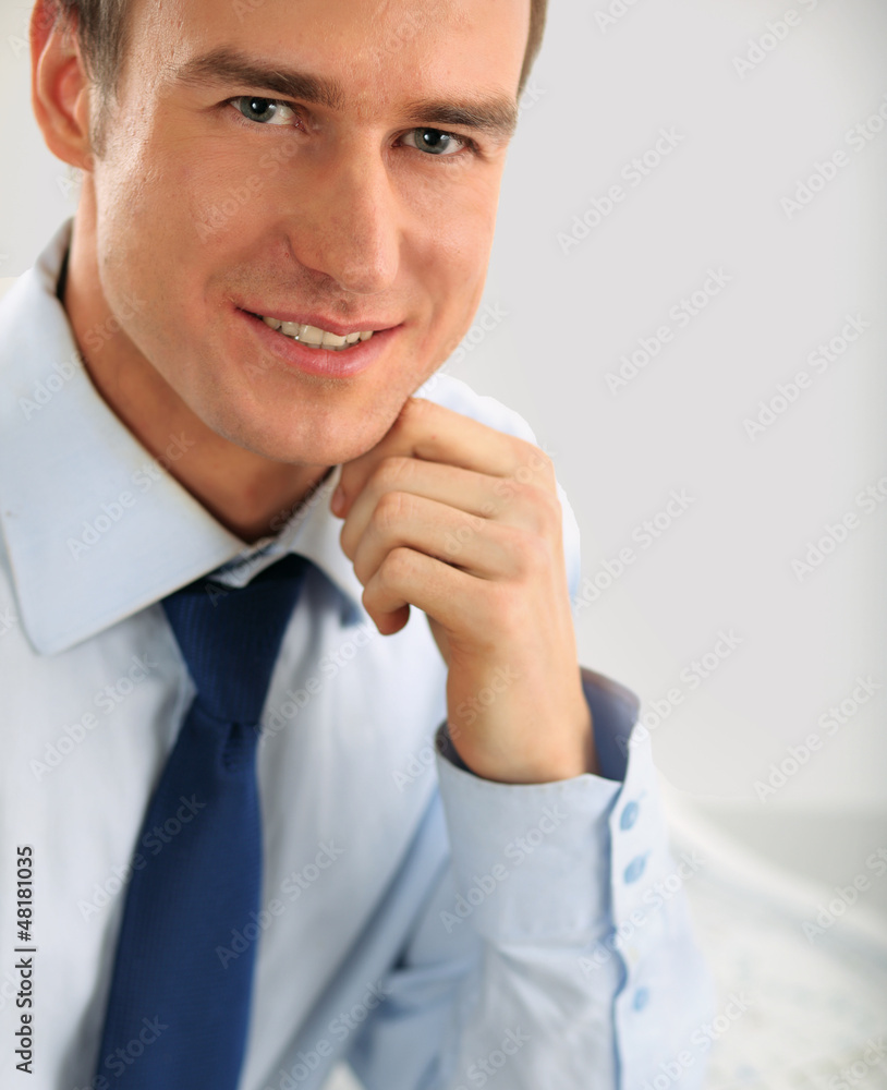 Portrait of a happy young businessman Portrait of a happy young businessman