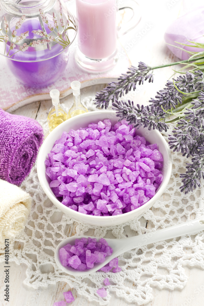 Sea salt, oil and soap Sea salt, oil and soap