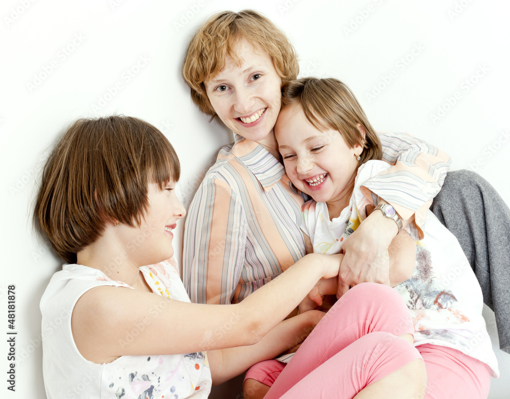 portrait of mother with their daughters portrait of mother with their daughters