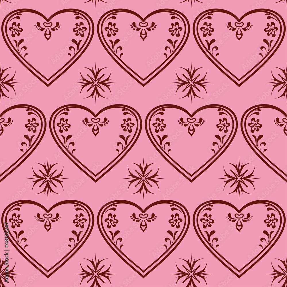 Valentine heart, seamless Valentine heart, seamless
