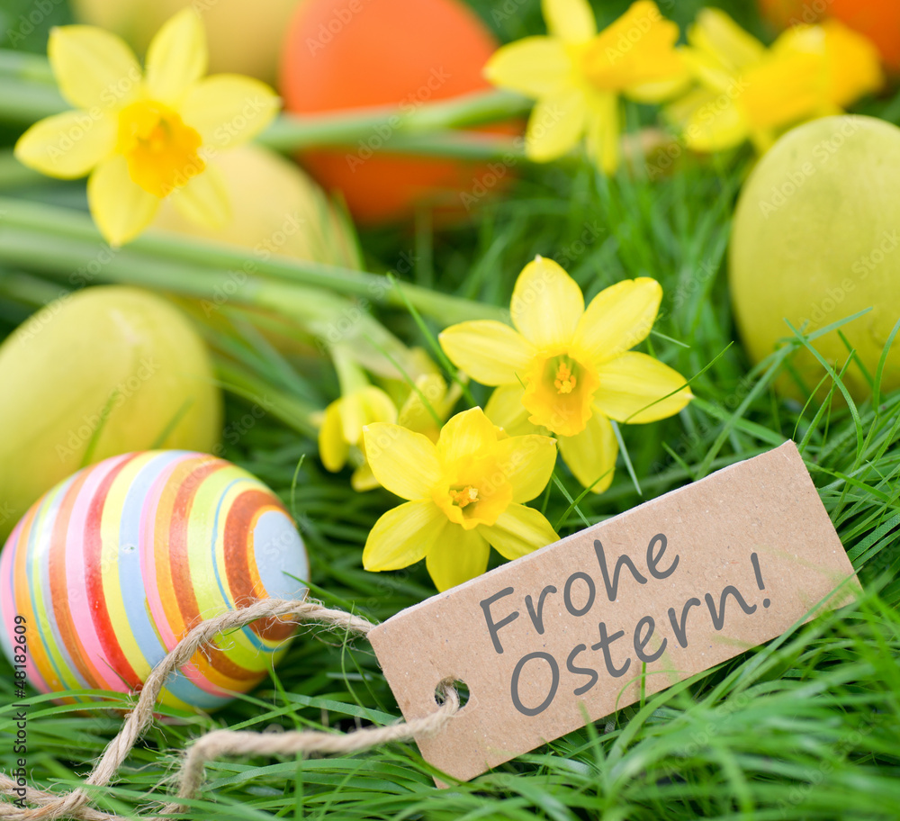 Fototapeta premium Frohe Ostern!