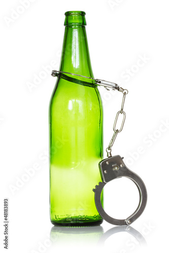 Bottle and handcuffs