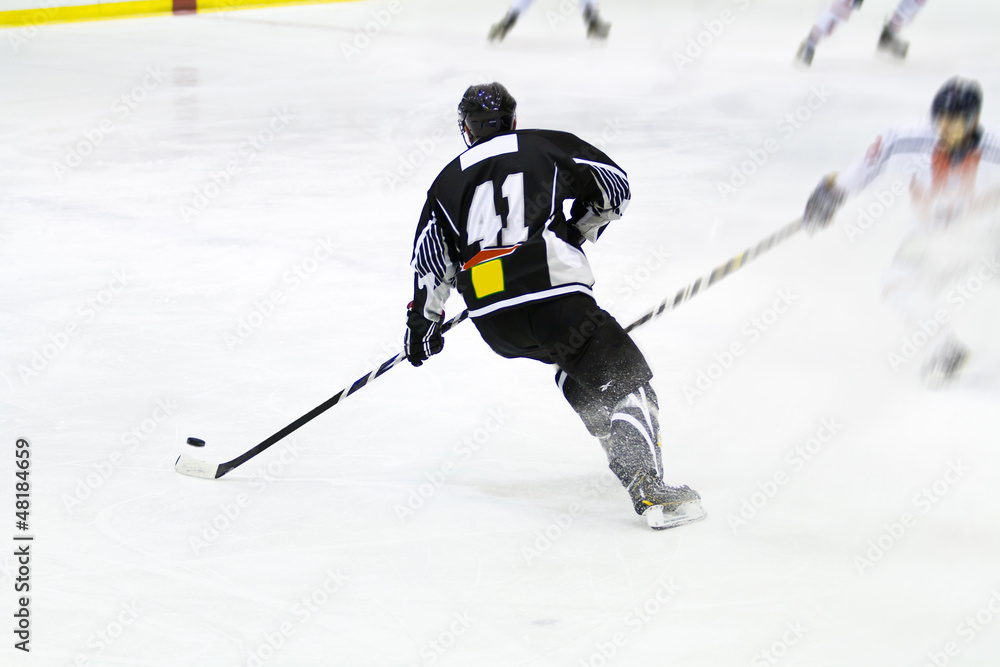 Fototapeta premium ice hockey player